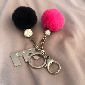 Initial Key Chain/Backpack charm